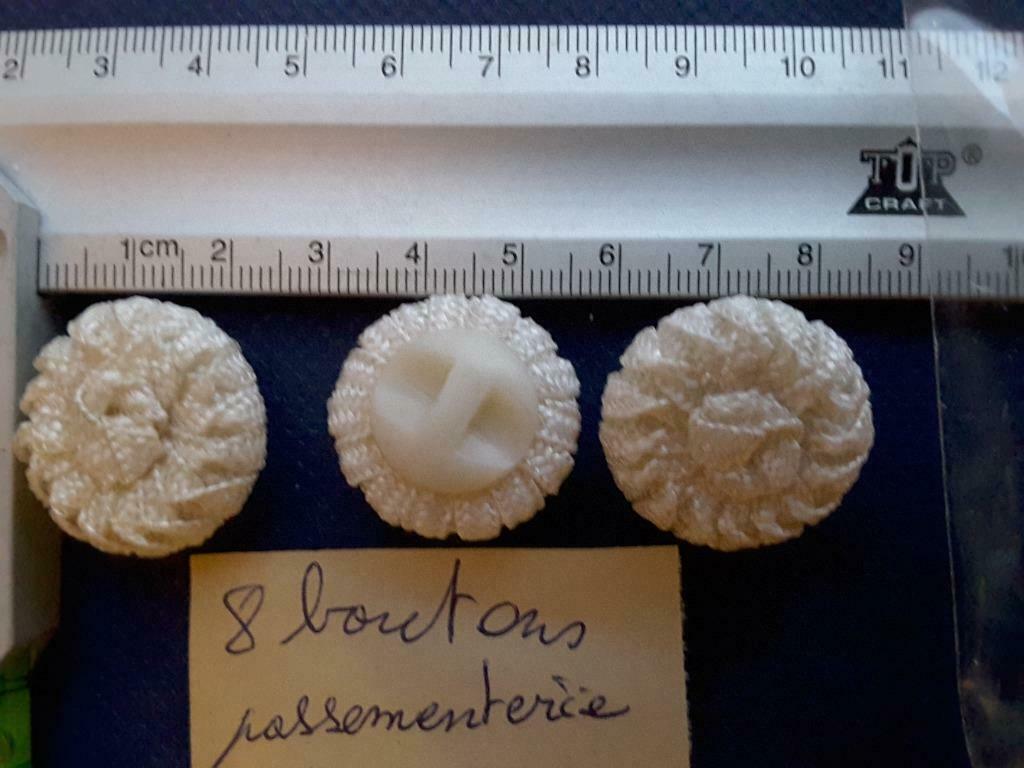 boutons de passementerie 25 mm blanc nacre brillant B258QP, Enlèvement ou Envoi, Neuf