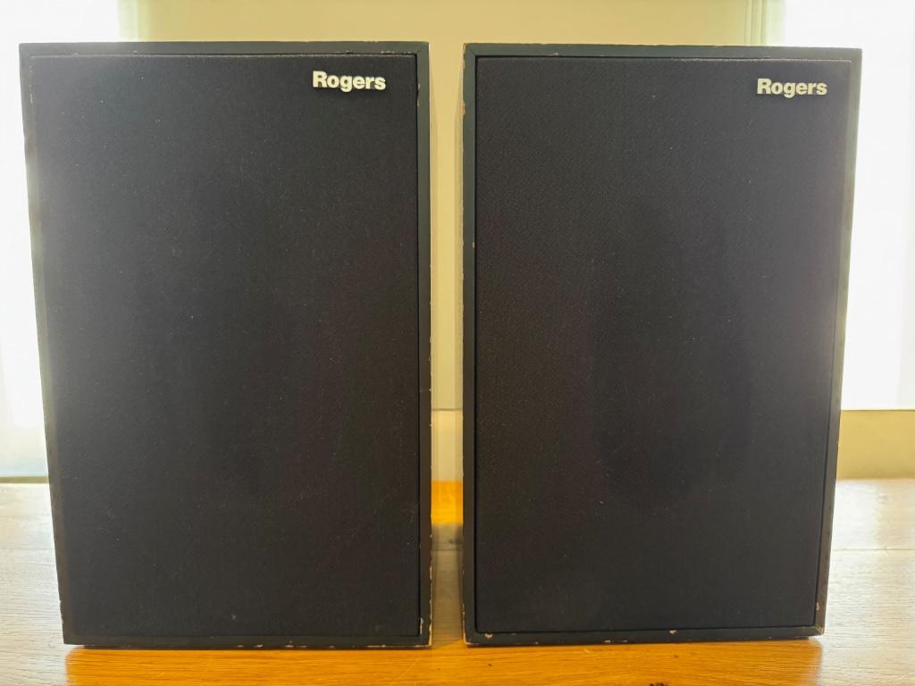 ROGERS LS2-luidsprekers, Audio, Tv en Foto, Luidsprekerboxen, Ophalen, Gebruikt, Front, Rear of Stereo speakers