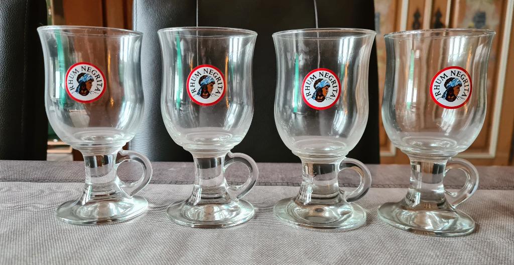 4 verres NEGRITA, Verzamelen, Ophalen, Nieuw, Borrel- of Shotglas