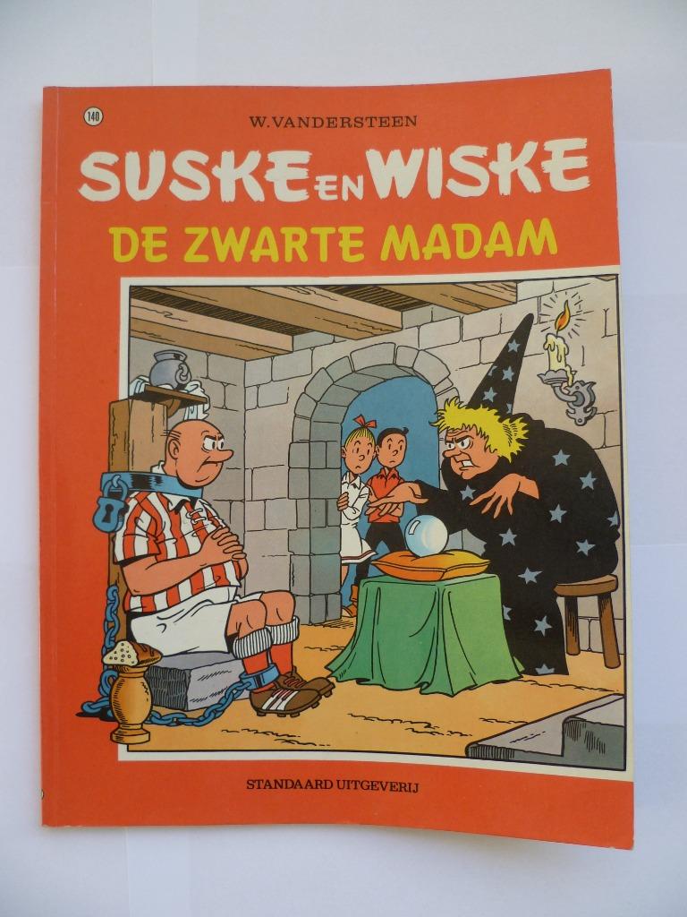 SUSKE EN WISKE NR:140"DE ZWARTE MADAM"1E DRUK UIT 1973, Boeken, Stripverhalen, Willy Vandersteen, Eén stripboek, Ophalen of Verzenden
