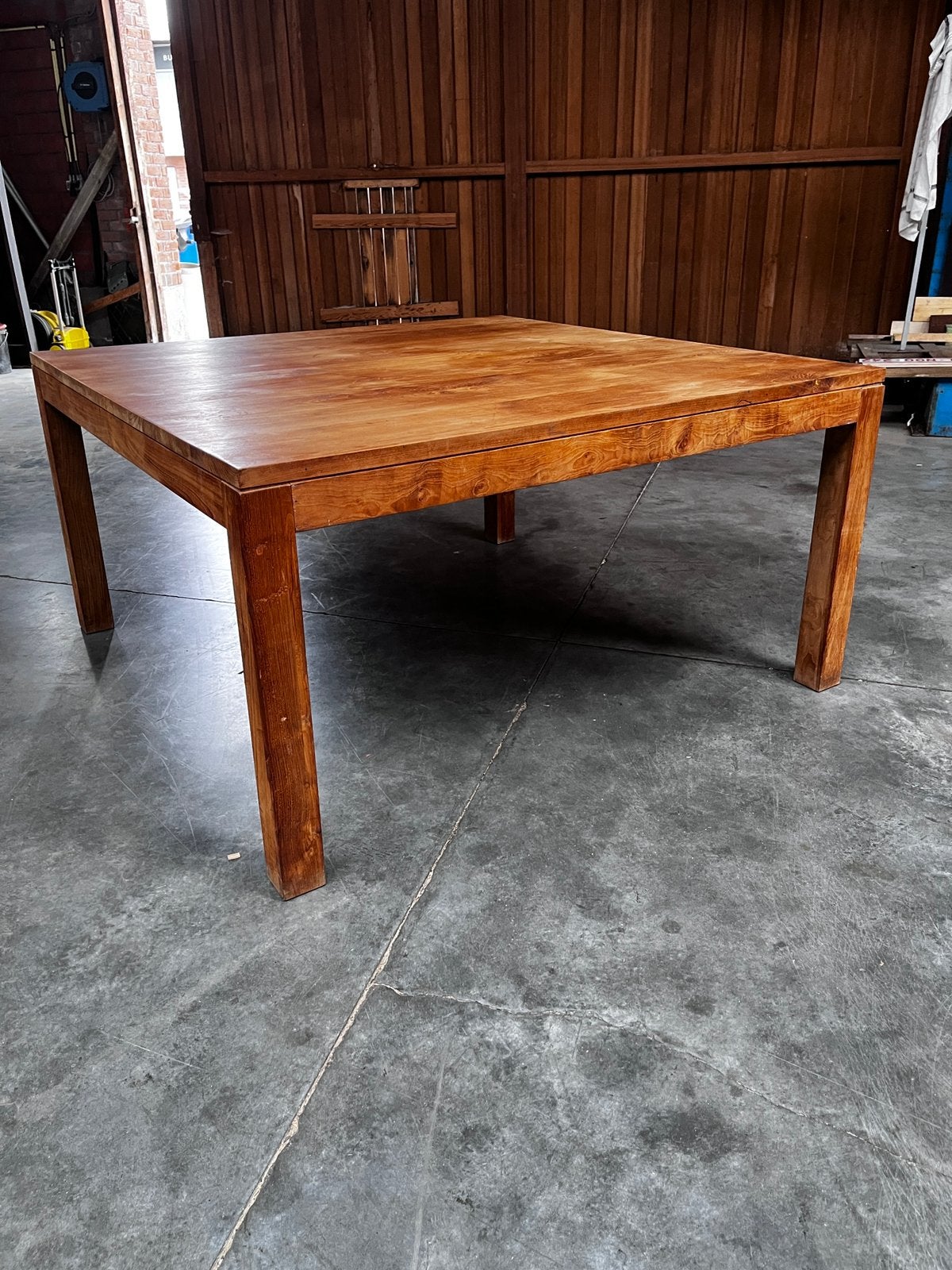 Table en teck 150x150, Maison & Meubles, Teck, 100 à 150 cm, Carré, 100 à 150 cm