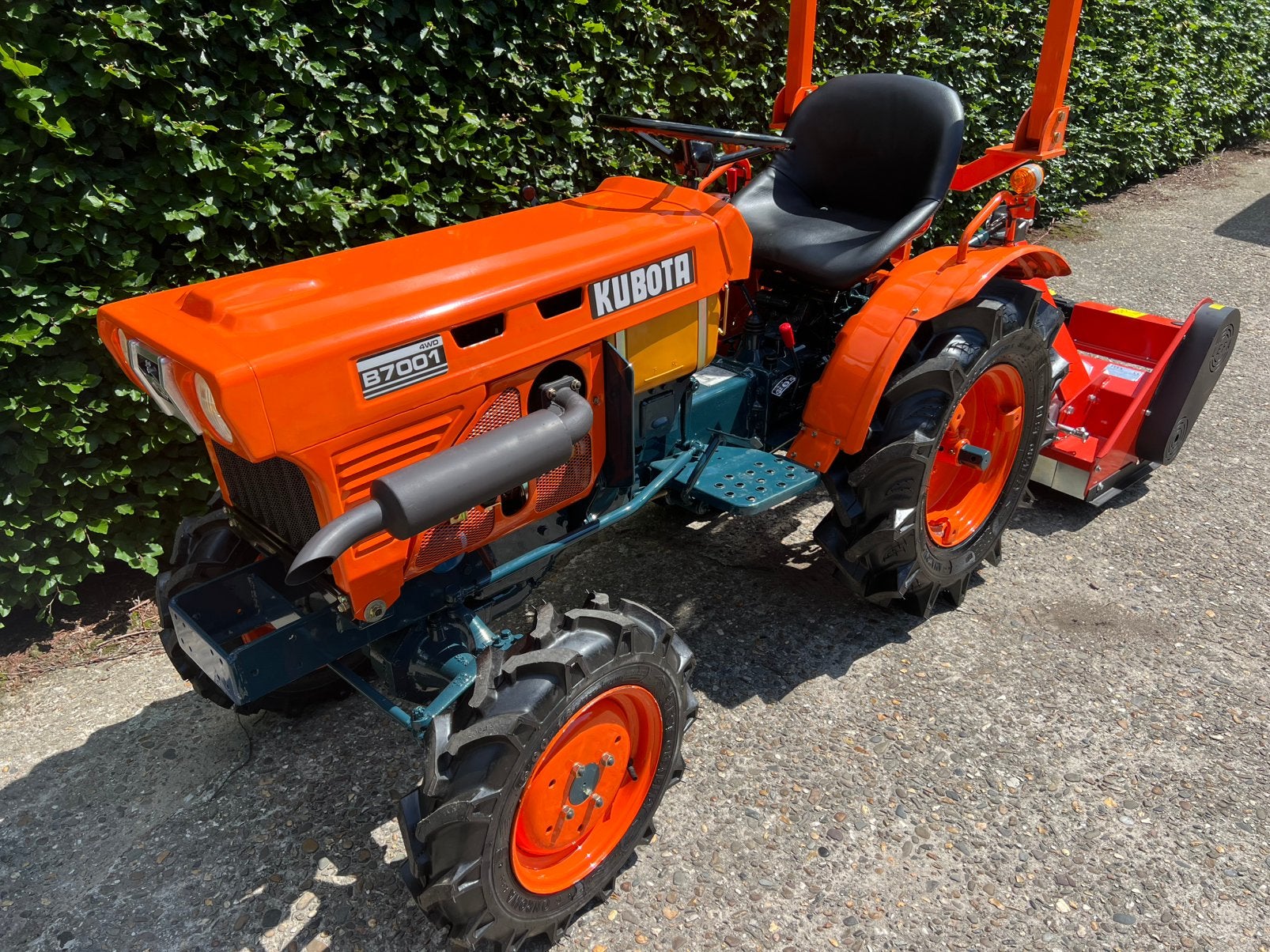 NIEUW|Kubota B7001 minitractor|4x4|17PK|Klepelmaaier| *Nieuw, Ophalen, Maaier