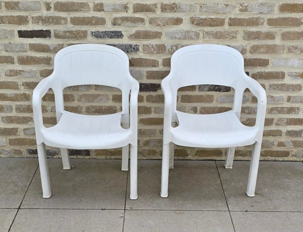 Chaises de jardin en PVC, Enlèvement