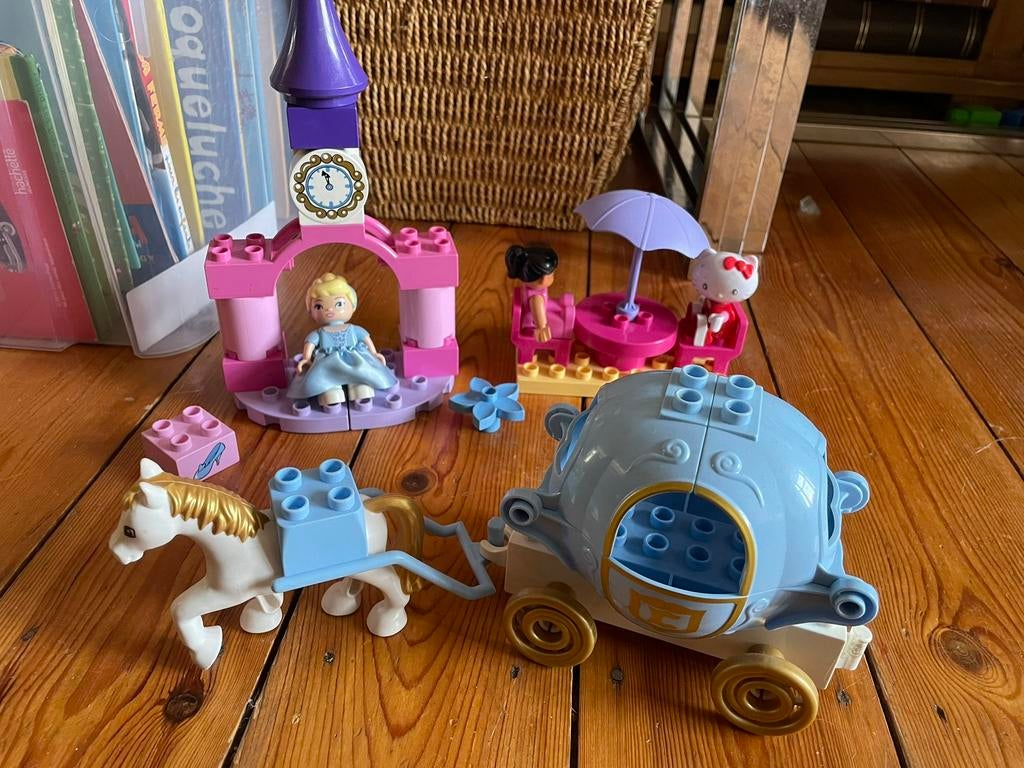 Lego Duplo Assepoester en haar koets, Ophalen, Zo goed als nieuw, Duplo