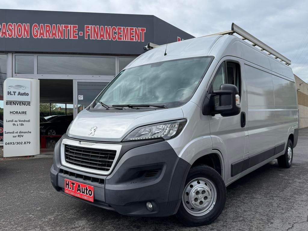 Peugeot Boxer 2.0 BlueHDi L3 H2/Etat Neuf/Euro6b/Gps, Argent ou Gris, Euro 6, Entreprise, 3 places