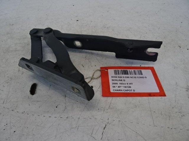 CHARNIERE DE CAPOT DROIT BMW 5 serie (E60) (12-2001/03-2010), Autos : Pièces & Accessoires, Utilisé, BMW