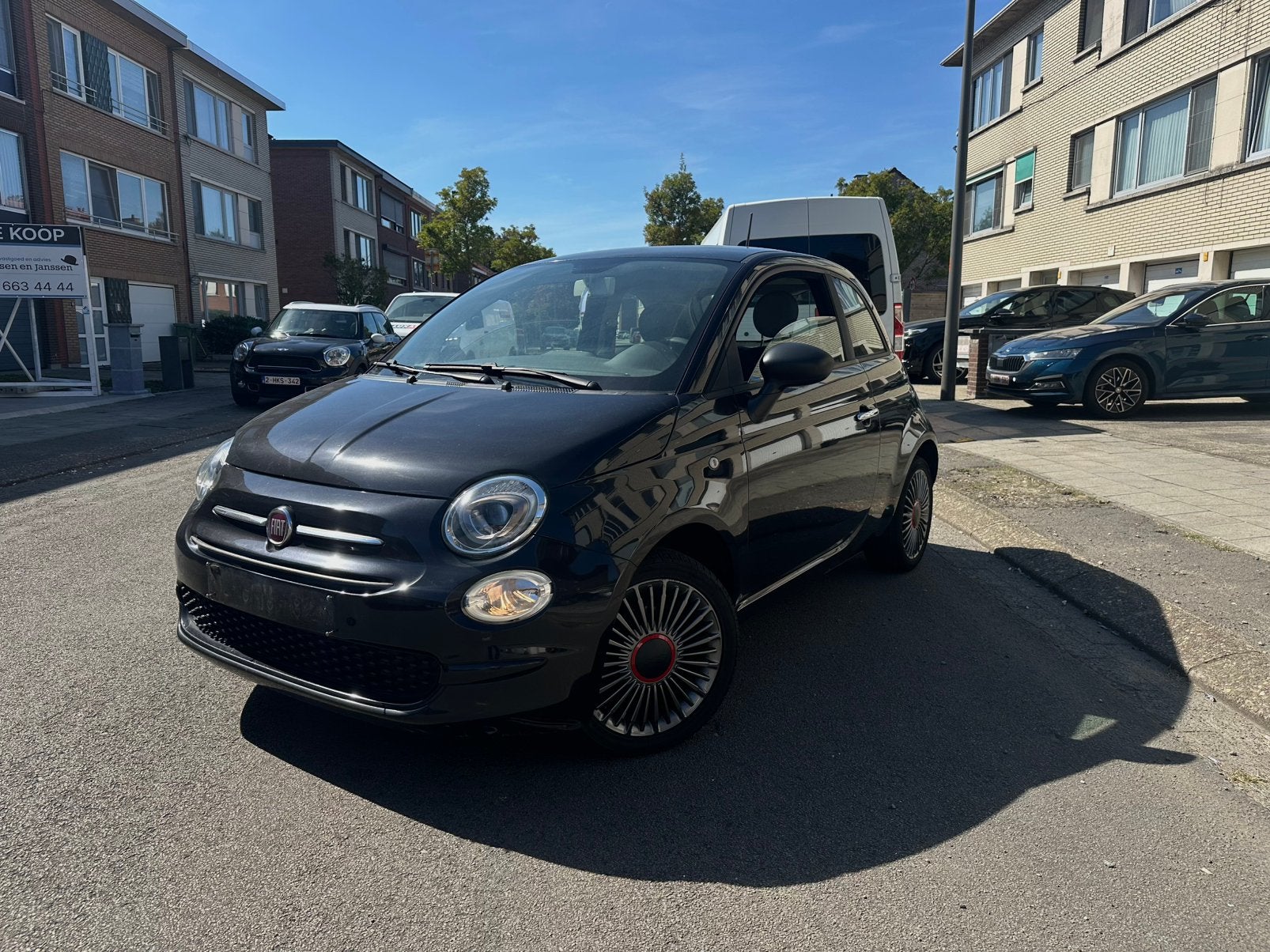 Fiat 500 1.2 • 2016 • GEKEURD Voor VERKOOP • 115.000KM, Zwart, Handgeschakeld, Particulier, Stadsauto