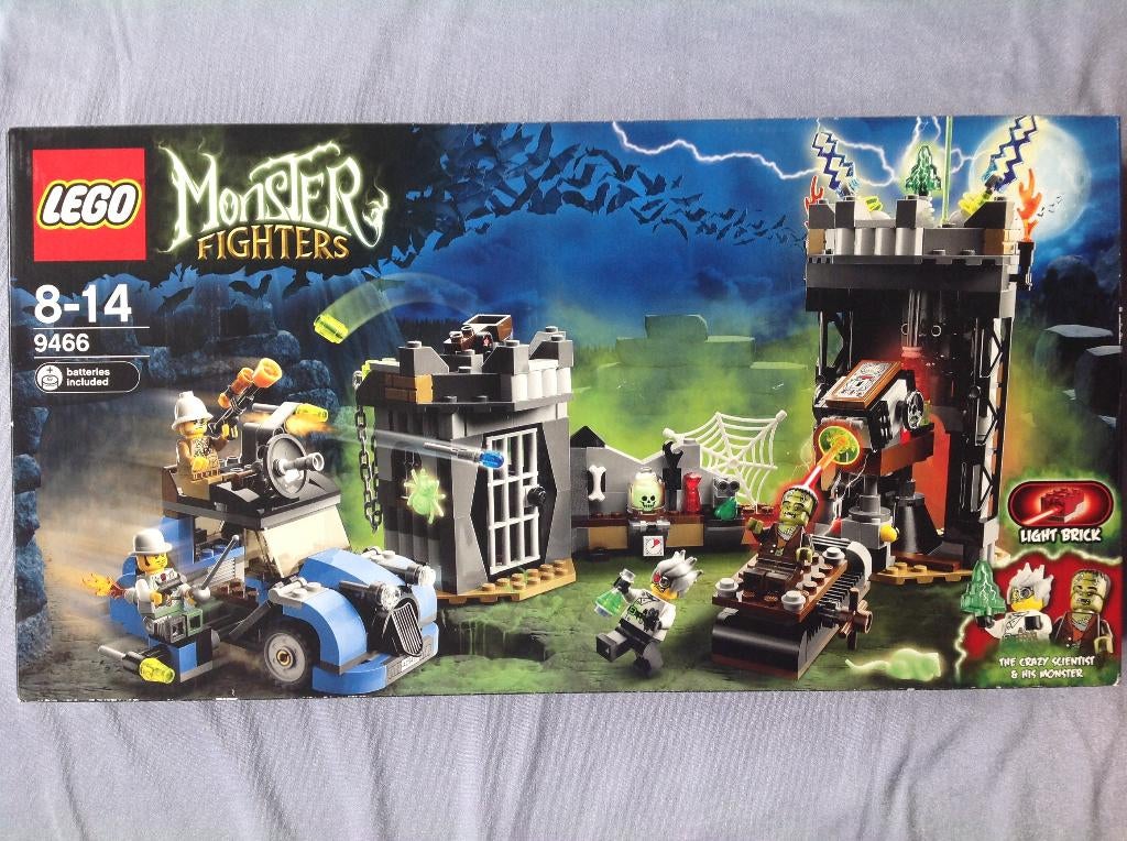 LEGO - MONSTER FIGHTERS - 9466 - SCIENTIST & MONSTER, Overige thema's, Nieuw, Ophalen of Verzenden, Complete set