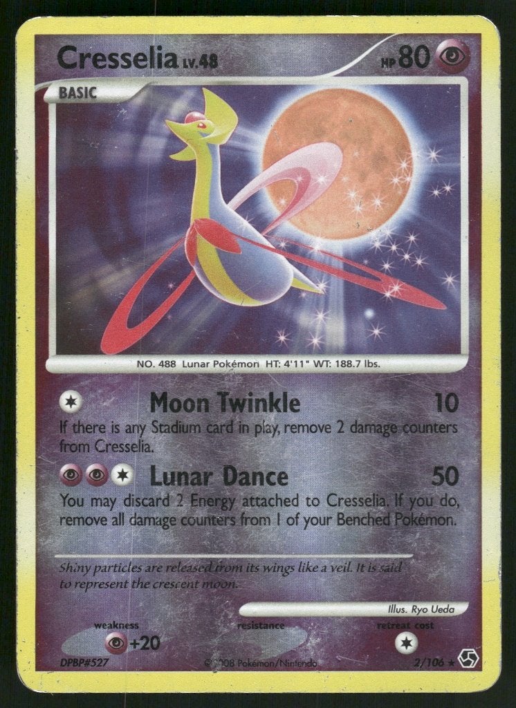 Cresselia 2/106 - Great Encounters (Reverse Holo) EX), Hobby & Loisirs créatifs, Envoi, Utilisé