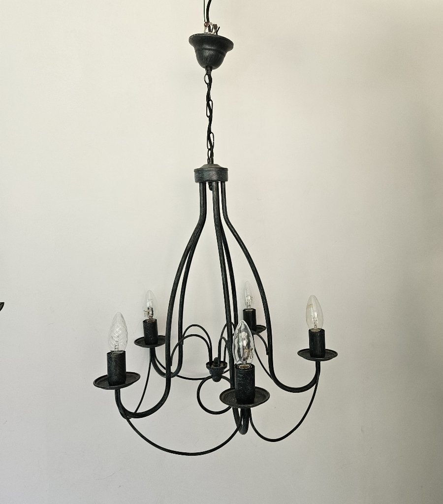 Lustre, Maison & Meubles, Lampes | Lustres, Utilisé, Métal, Enlèvement