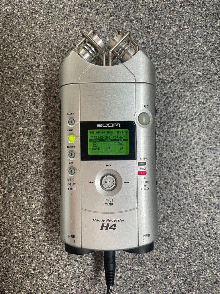 ZOOM H4 Handy recorder, Ophalen of Verzenden, Zo goed als nieuw, Microfooningang