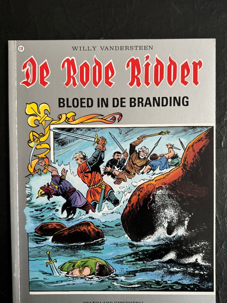 De Rode Ridder 138 : Bloed in de branding, Eén stripboek, Ophalen of Verzenden, Gelezen, Studio Vandersteen