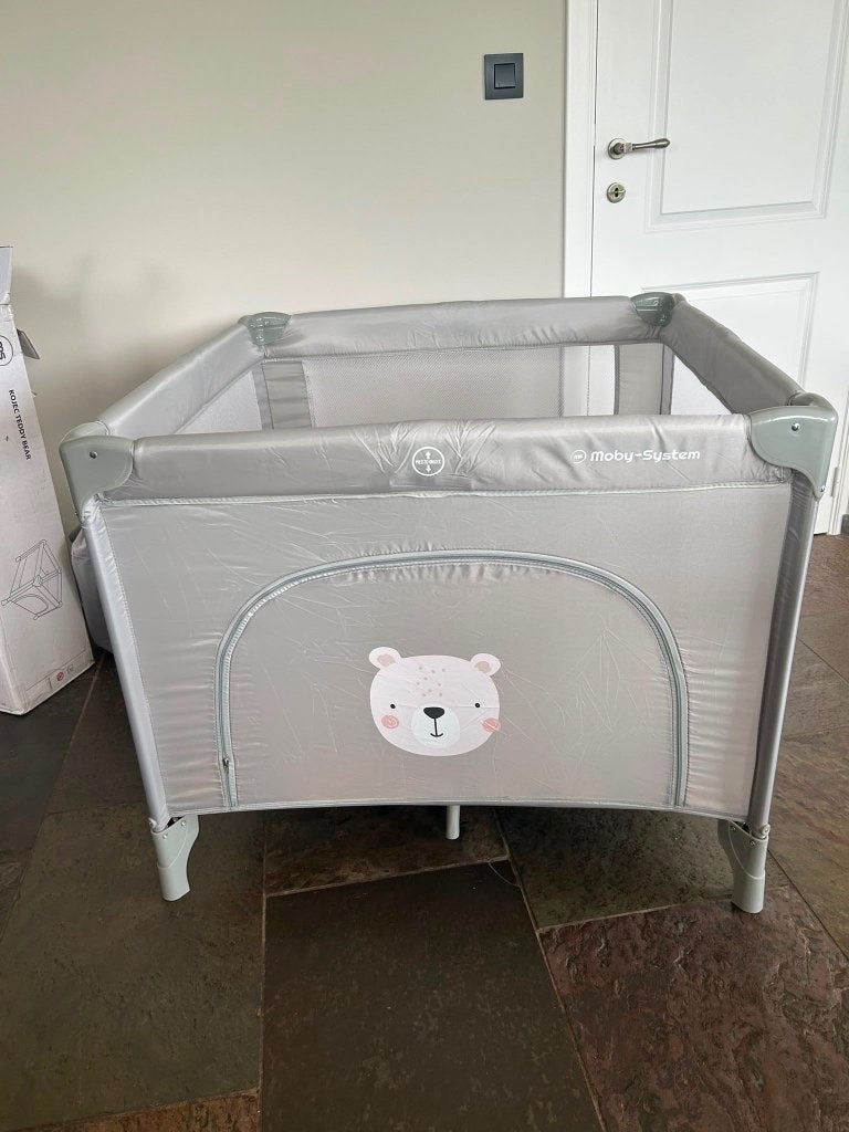 Opvouwbare grondbox baby, Kinderen en Baby's, Ophalen, Nieuw, Wieltjes