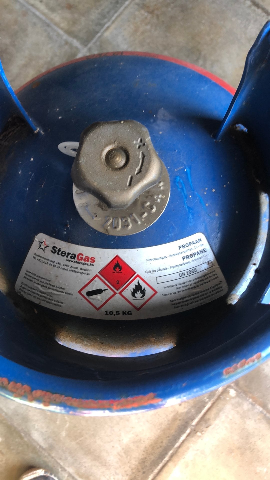 Gasflessen propaan 10,5kg, Tuin en Terras, Ophalen, Nieuw