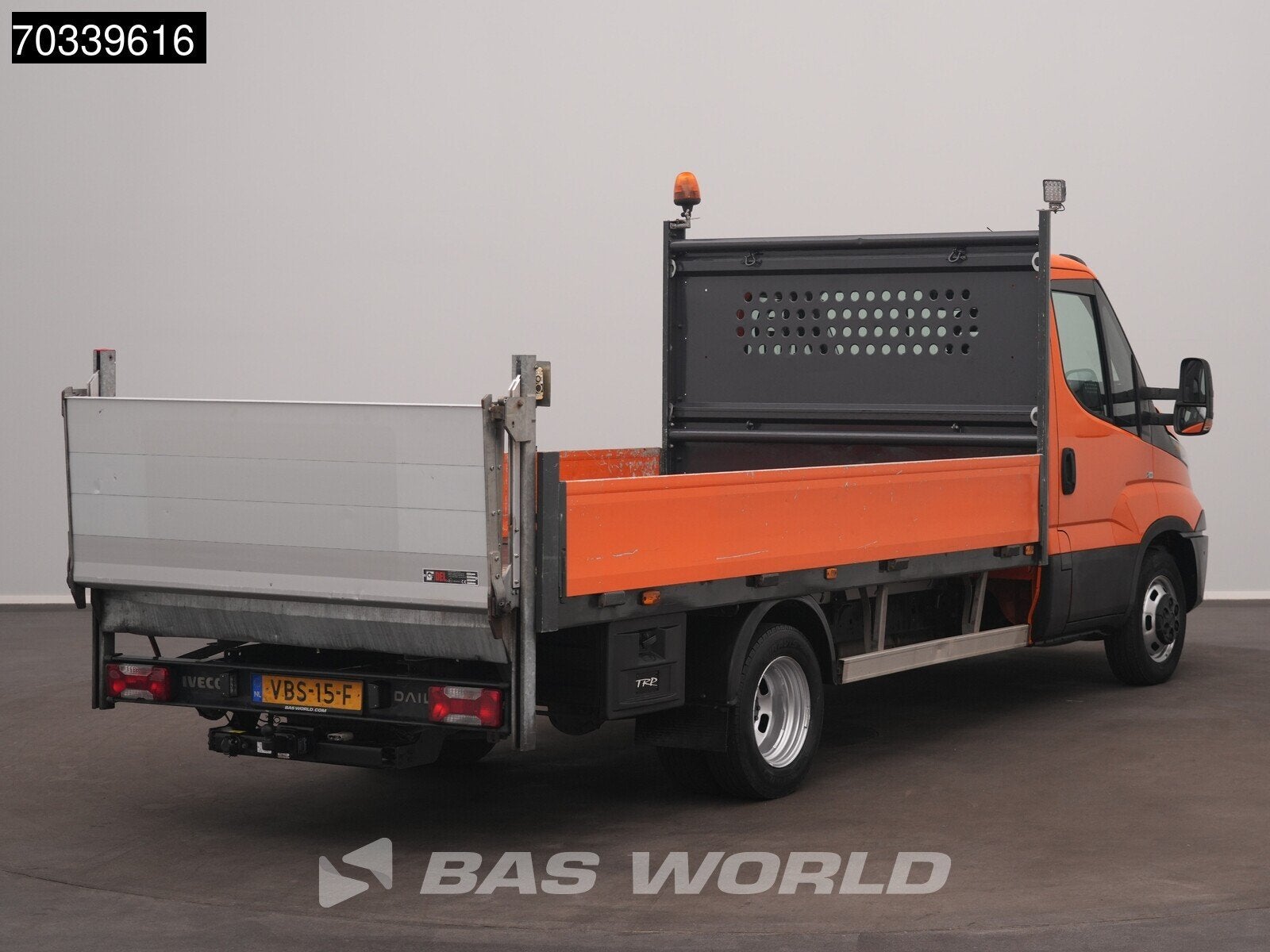 Iveco Daily 35C14 Laadklep Dubbellucht Open Laadbak 3,5t Tre, Stof, Gebruikt, Euro 6, Iveco