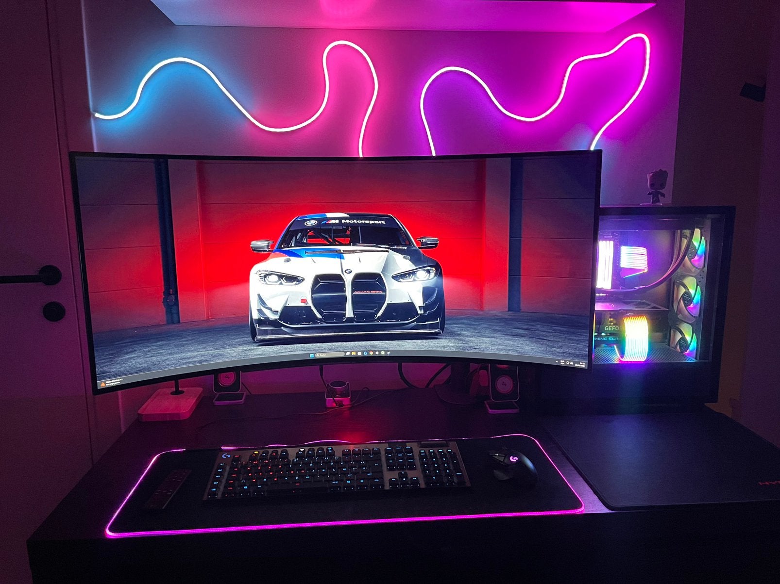 LG UltraGear 45GR95QE 45” OLED - monitor, Computers en Software, Zo goed als nieuw, DisplayPort, Ultrawide, 201 Hz of meer