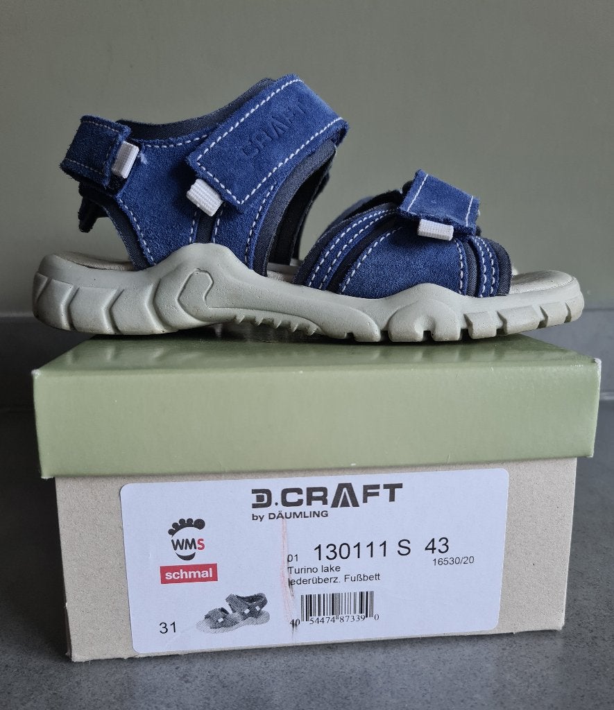Sandalen Daumling Craft kind (jongen) - maat 31 – blauw, Gebruikt, Schoenen, Ophalen of Verzenden, Daumling