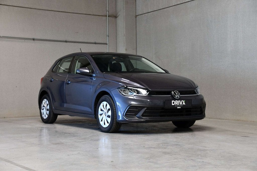 Volkswagen Polo 1.0 TSI I AUTOMAAT I AIRCO I CARPLAY I SENSO, Argent ou Gris, Euro 6, Entreprise, Noir