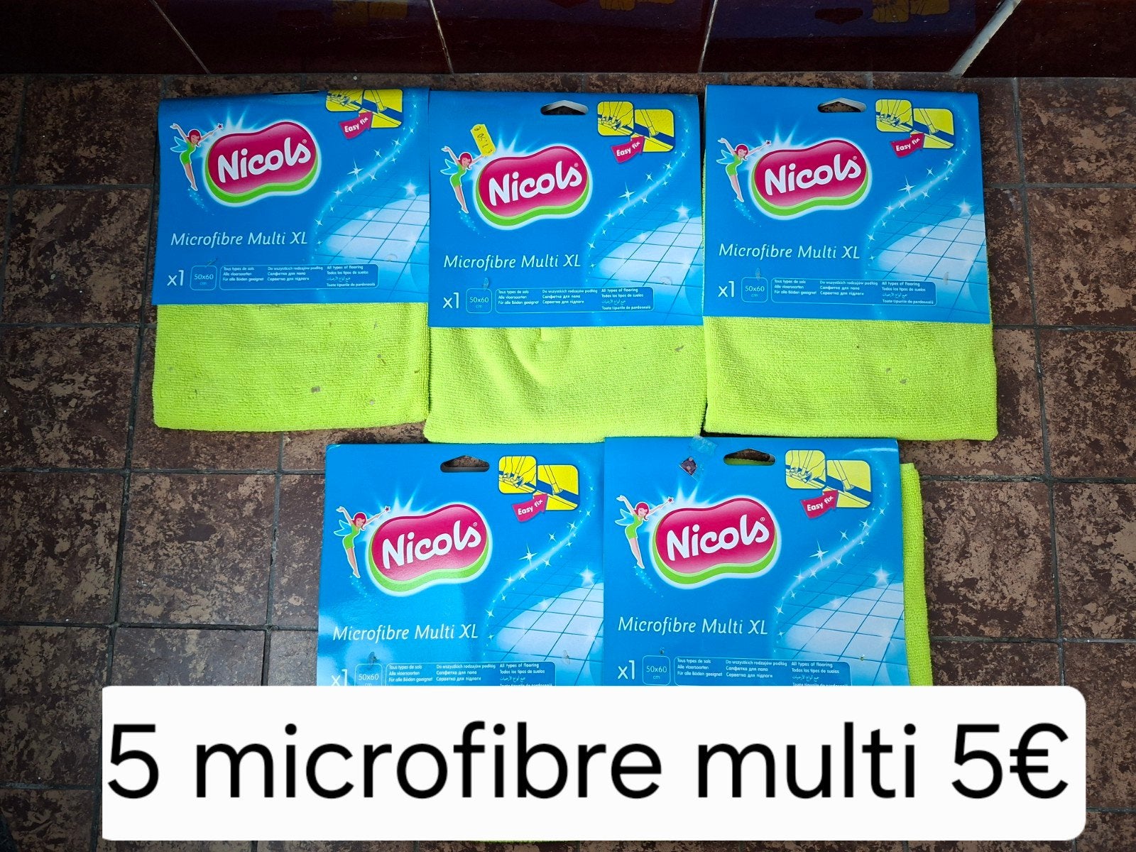 microfibre, Ophalen