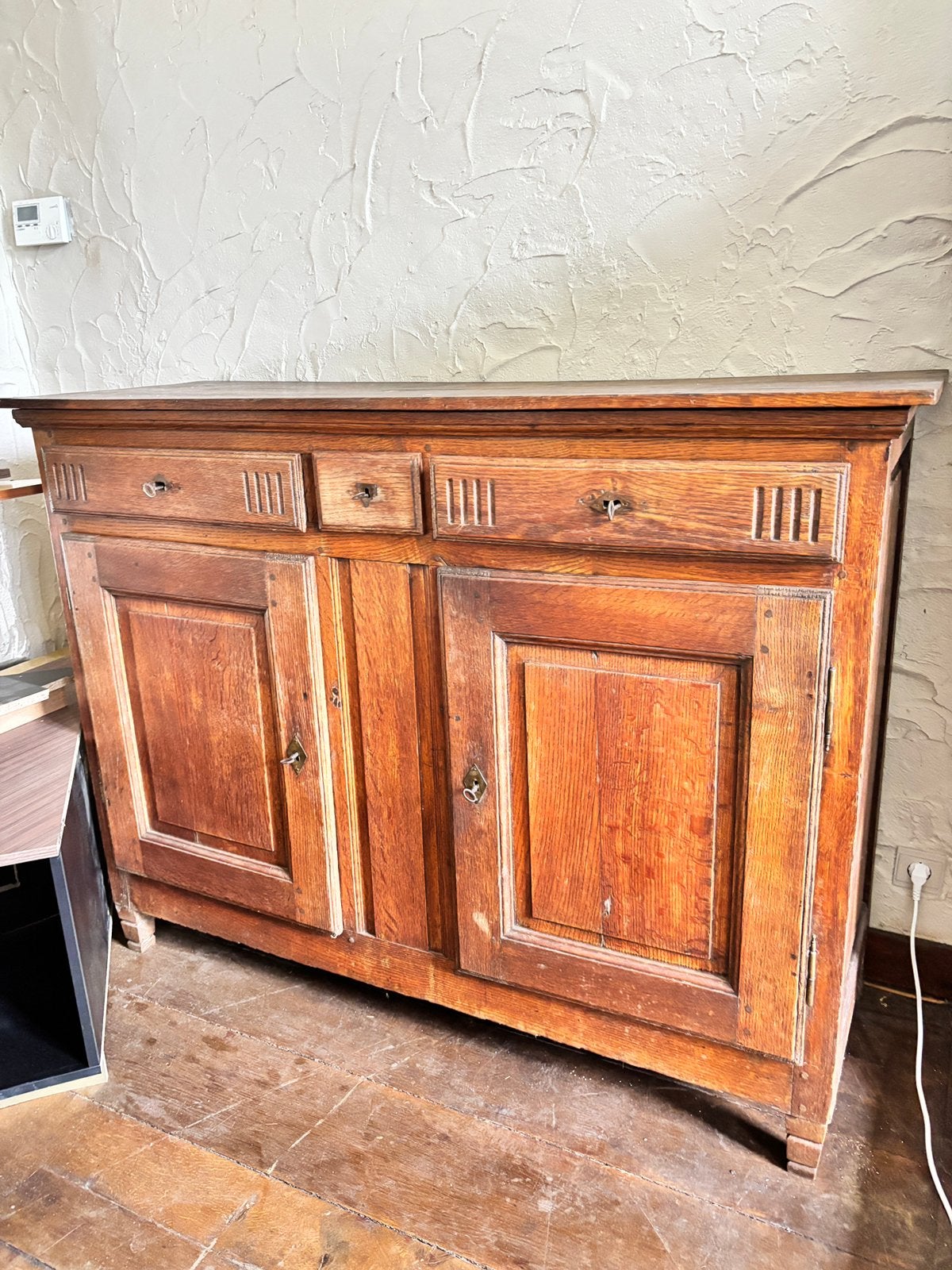 Antieke eiken kast, Antiek en Kunst, Ophalen