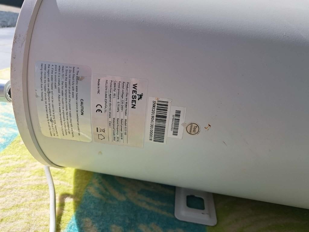 Elektrische boiler 100l, Enlèvement, Comme neuf, Baignoire