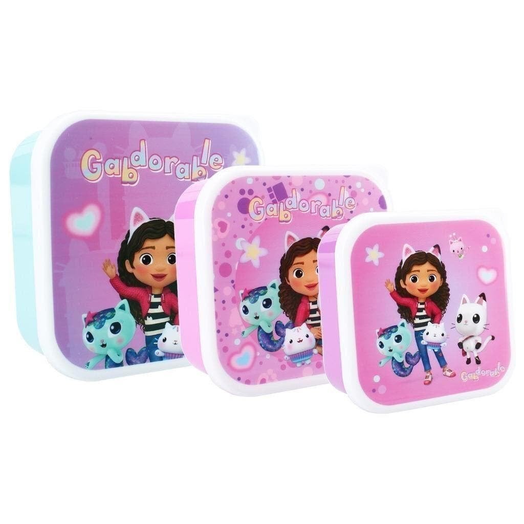 Gabby's Poppenhuis Snackbox - Set van 3, Diversen, Ophalen of Verzenden, Nieuw