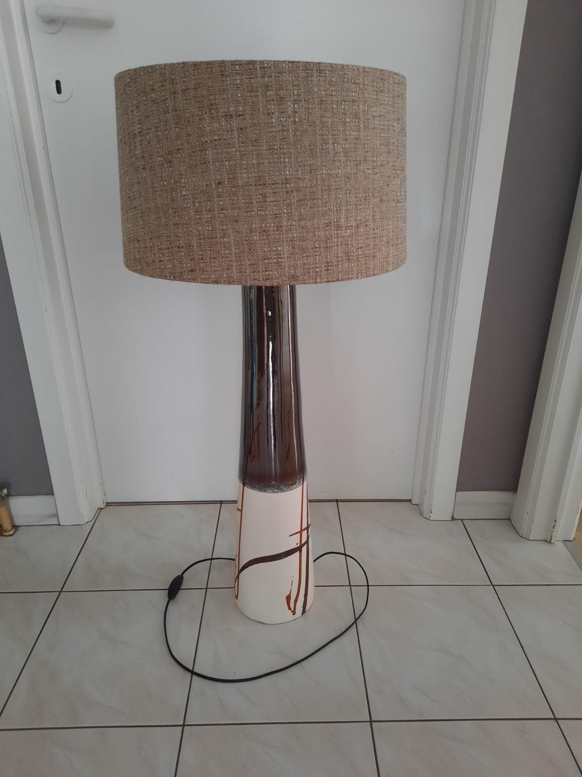 lampadaire  vinted, Comme neuf, Céramique, Enlèvement, E27 (grand)
