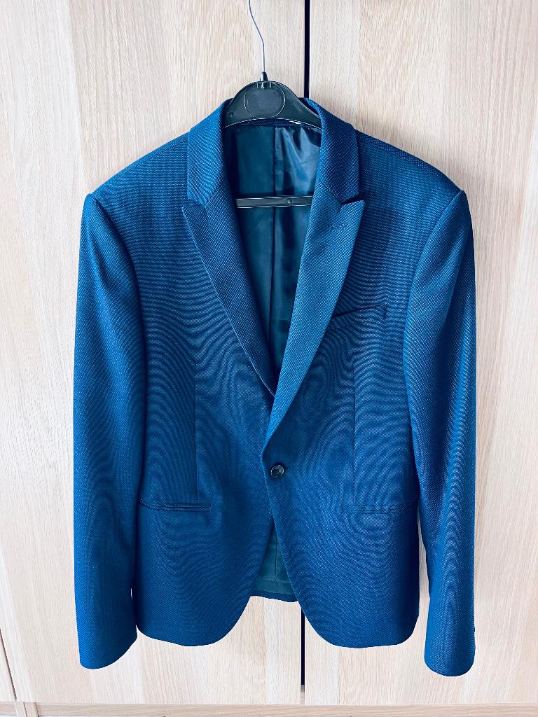 Kostuum, Kleding | Heren, Kostuums en vesten, Zara, Blauw, Ophalen of Verzenden, Zo goed als nieuw