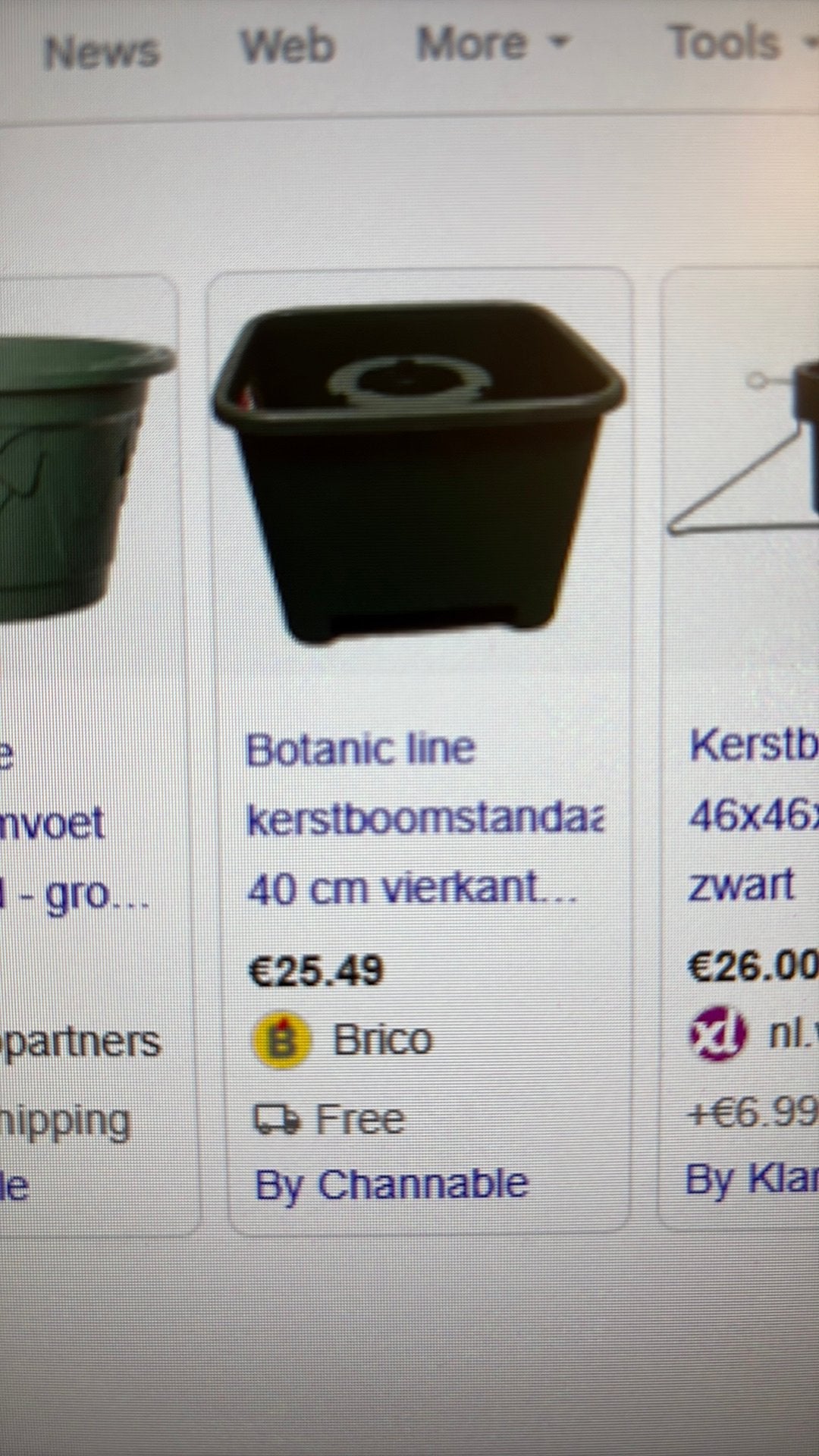 Kerstboom standaard te koop, Ophalen, Zo goed als nieuw