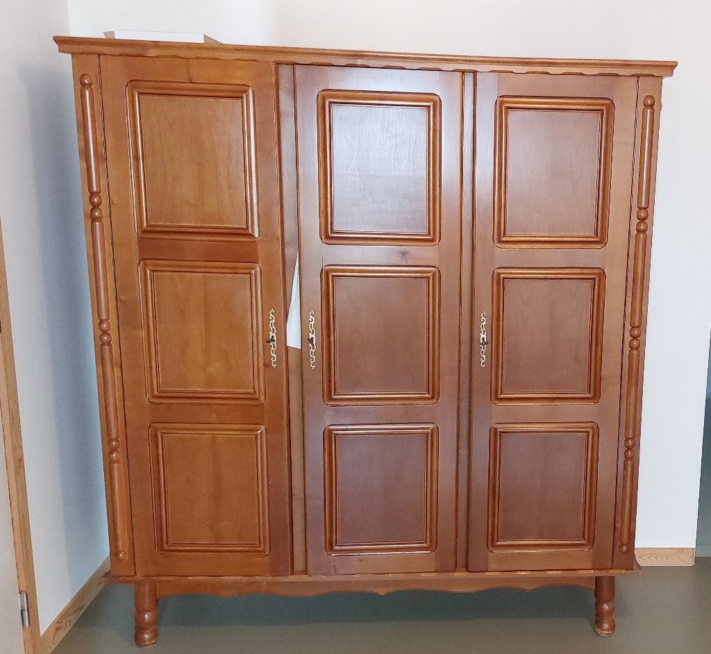 Kersenhouten kleerkast 170 X 182, Avec tablette(s), Cerisier, 150 à 200 cm, Utilisé