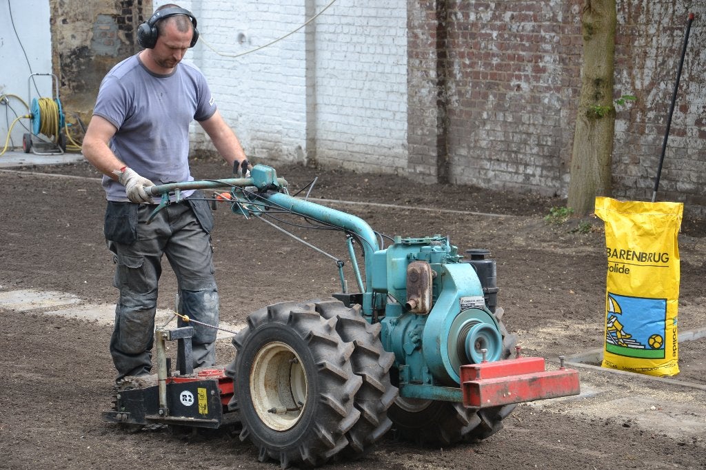 rotoreg met motocultor 14 pk, Enlèvement, Utilisé, Herbe