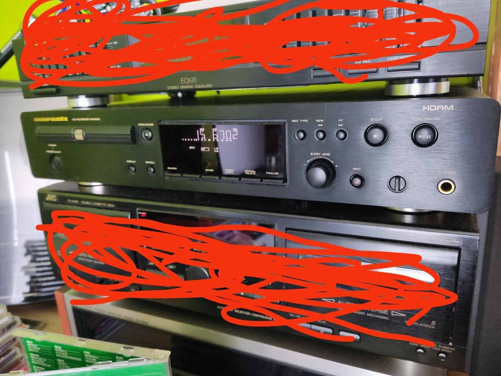 Marantz DR6000 cd recorder/player, Audio, Tv en Foto, Cd-spelers, Ophalen of Verzenden, Marantz
