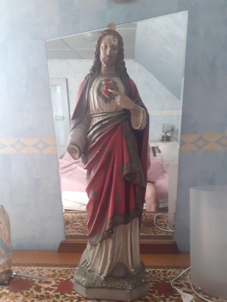 Christus beeld, Ophalen