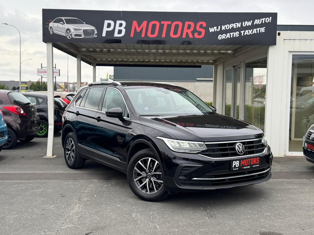VOLKSWAGEN TIGUAN HYBRIDE BENZINE / ELEKTRISCH -2021 -124dkm, Euro 6, Bedrijf, 5 deurs, Hybride Elektrisch/Benzine