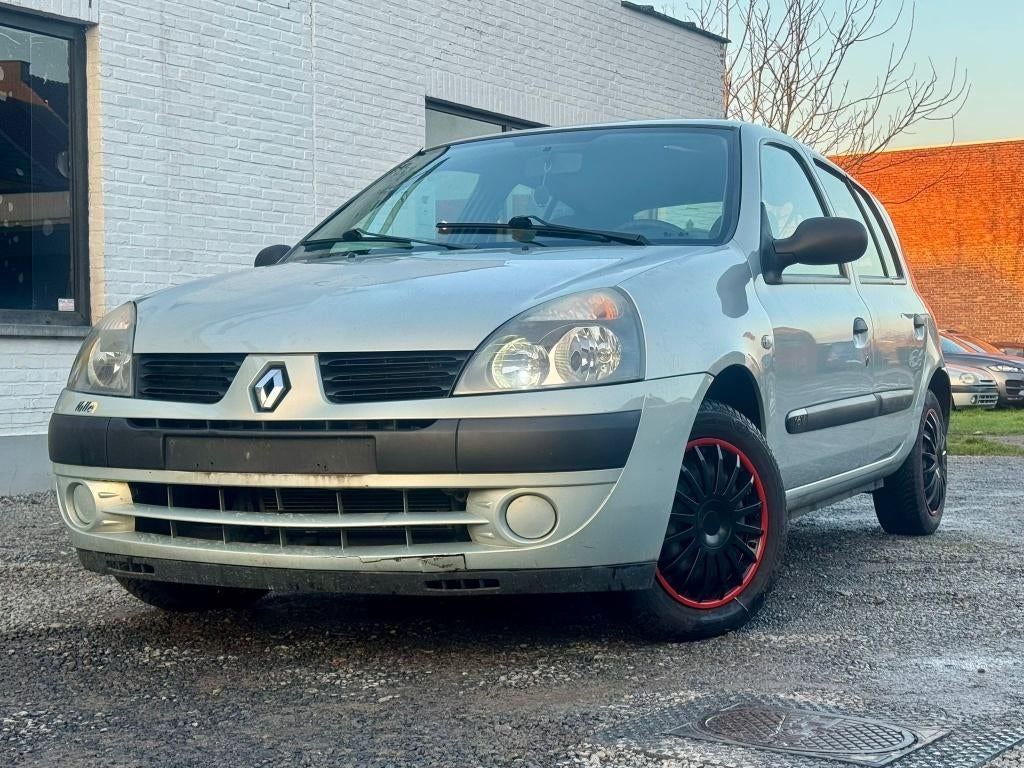 RENAULT CLIO 1.2 ESSENCE 120000 KM AIRCO CONTROLE OK, Argent ou Gris, Achat, Entreprise, Boîte manuelle