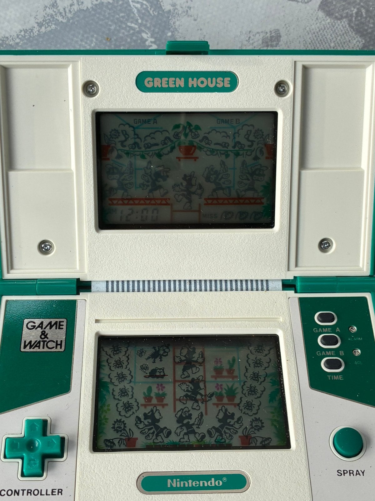 Jeu et montre Nintendo Greenhouse CIB GH-54, 1 joueur, Enlèvement ou Envoi, Utilisé, Plateforme