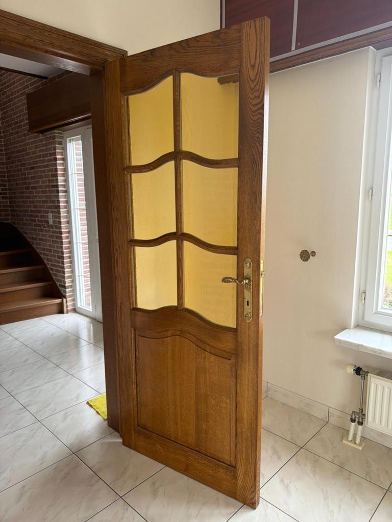 Porte intérieure en bois massif avec ou sans vitrages, Maison & Meubles, Accessoires pour la Maison | Autre, Comme neuf, Bois