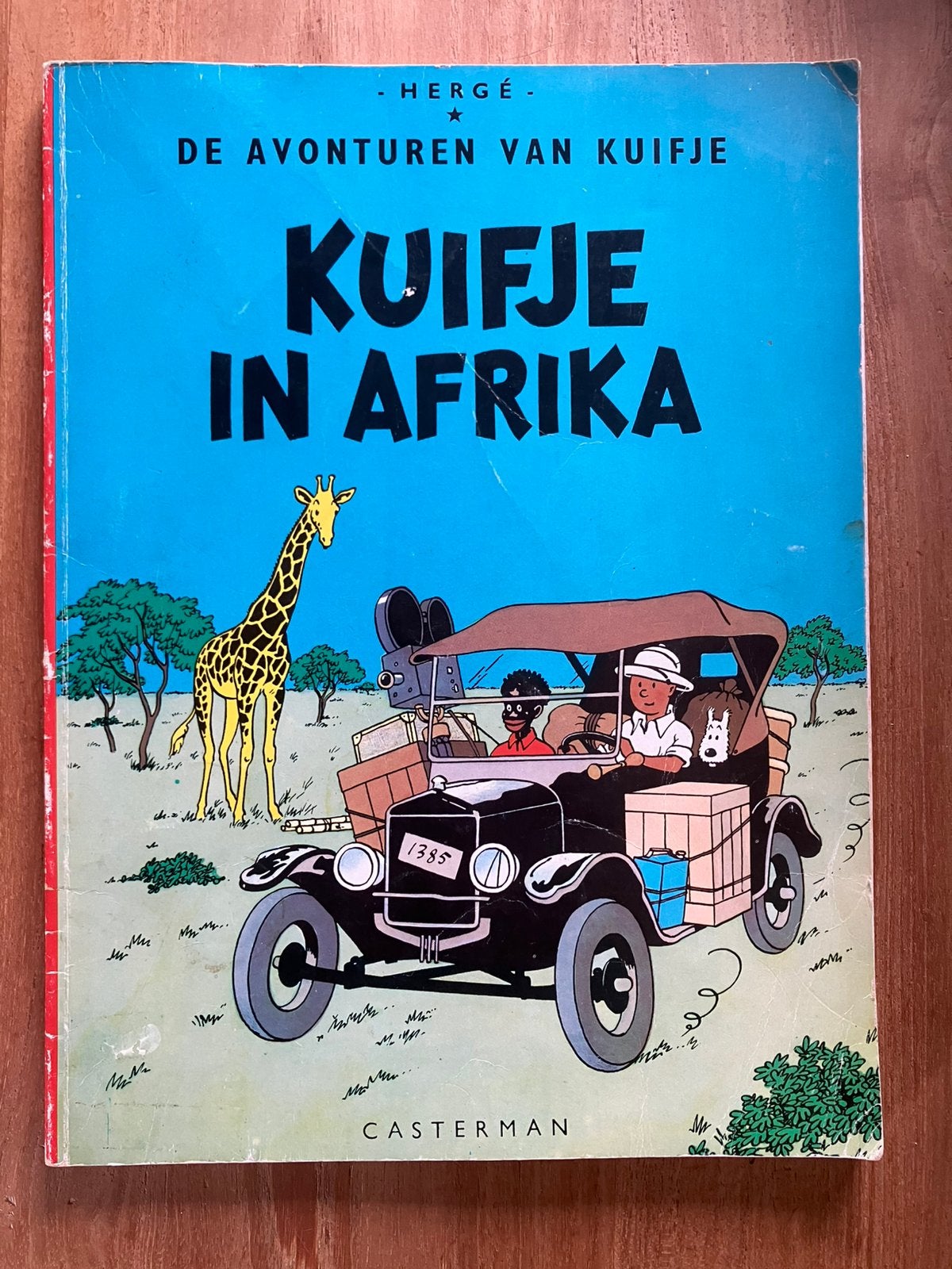 Kuifje in Afrika 1980, Boeken, Eén stripboek, Ophalen of Verzenden, Gelezen