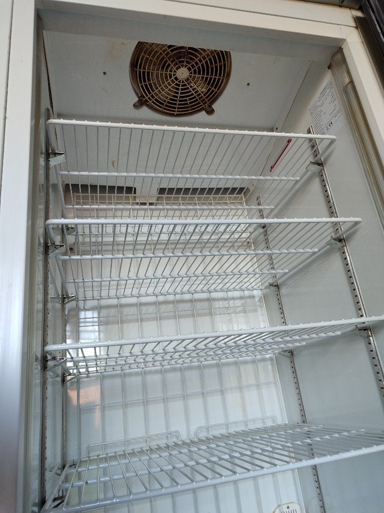 Staande diepvries glazen deur, Elektronische apparatuur, Ophalen, Gebruikt, 160 cm of meer, Vrijstaand