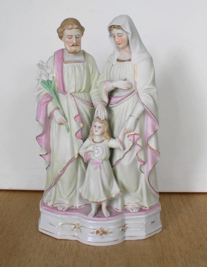 De Heilige Familie biscuit beeld perfect begin 20ste eeuw, Antiek en Kunst, Verzenden
