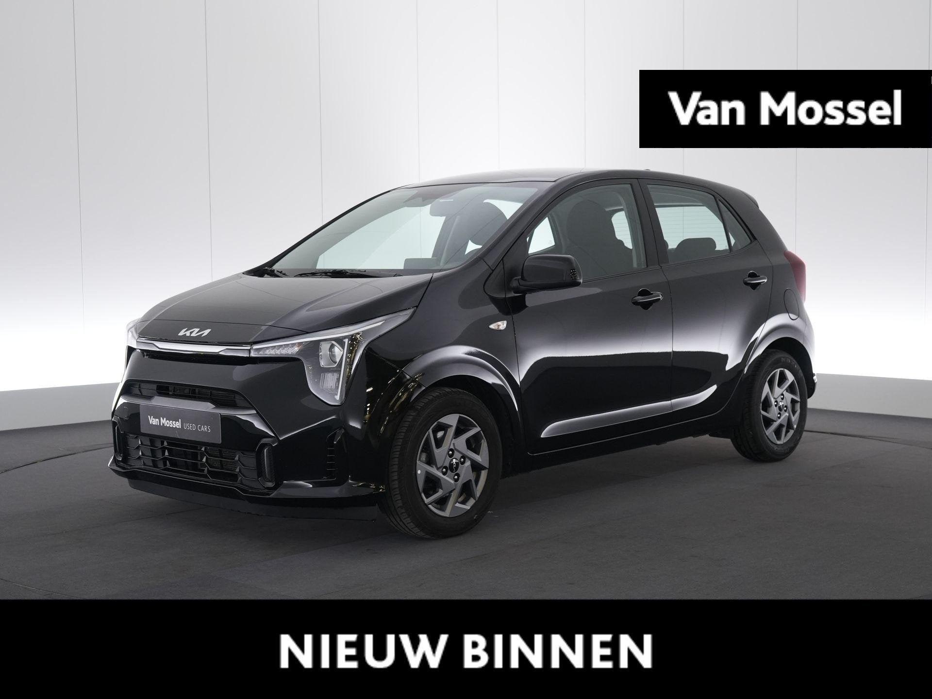 KIA Picanto 1.0 GDI ISG 63 AMT Pulse, Auto's, Kia, Stof, Gebruikt, Zwart, 46 kW
