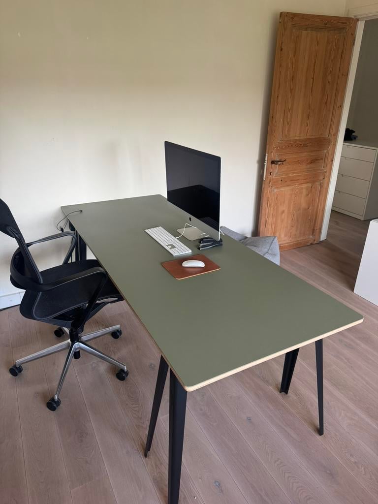 Design tafel/bureau, Maison & Meubles, Bureaux, Enlèvement, Comme neuf