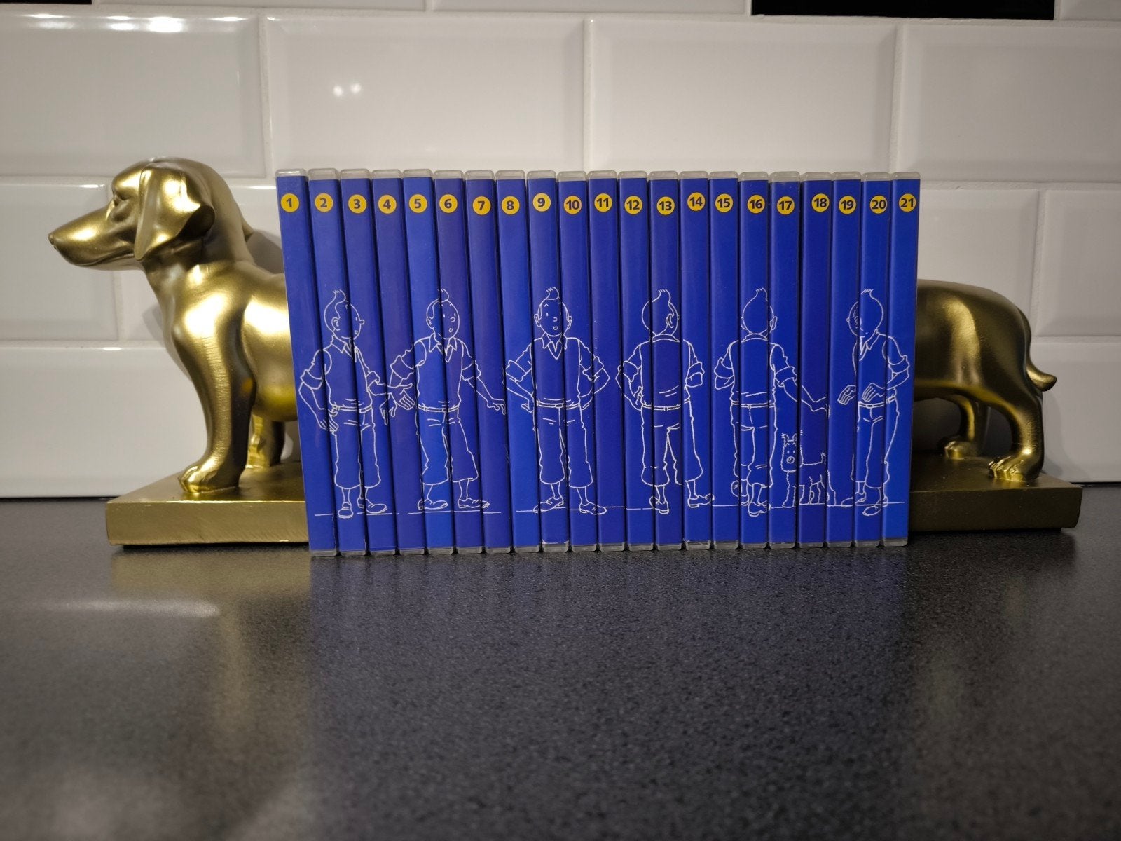 mooie volledige dvd collectie van Kuifje Tin Tin, Ophalen of Verzenden, Nederlands, Animatie, Nederlands