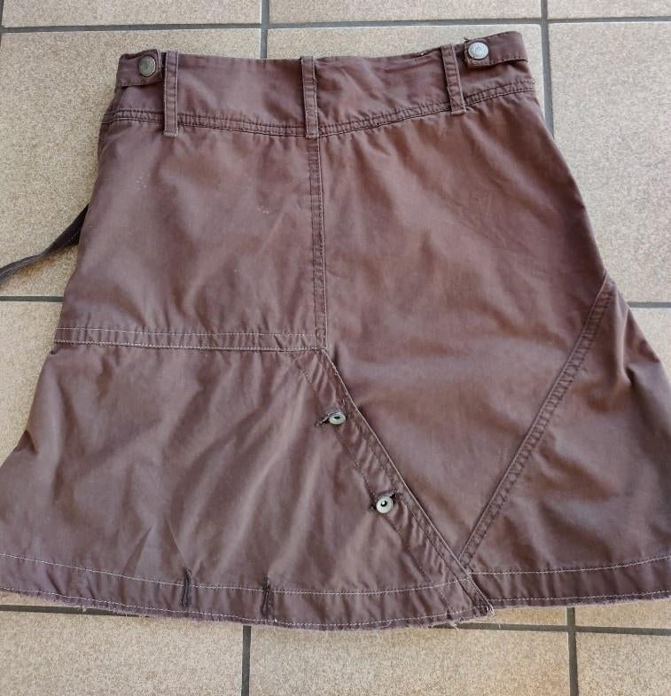 Donker bruin rokje, Ophalen of Verzenden, Maat 36 (S), Bruin, Knielengte