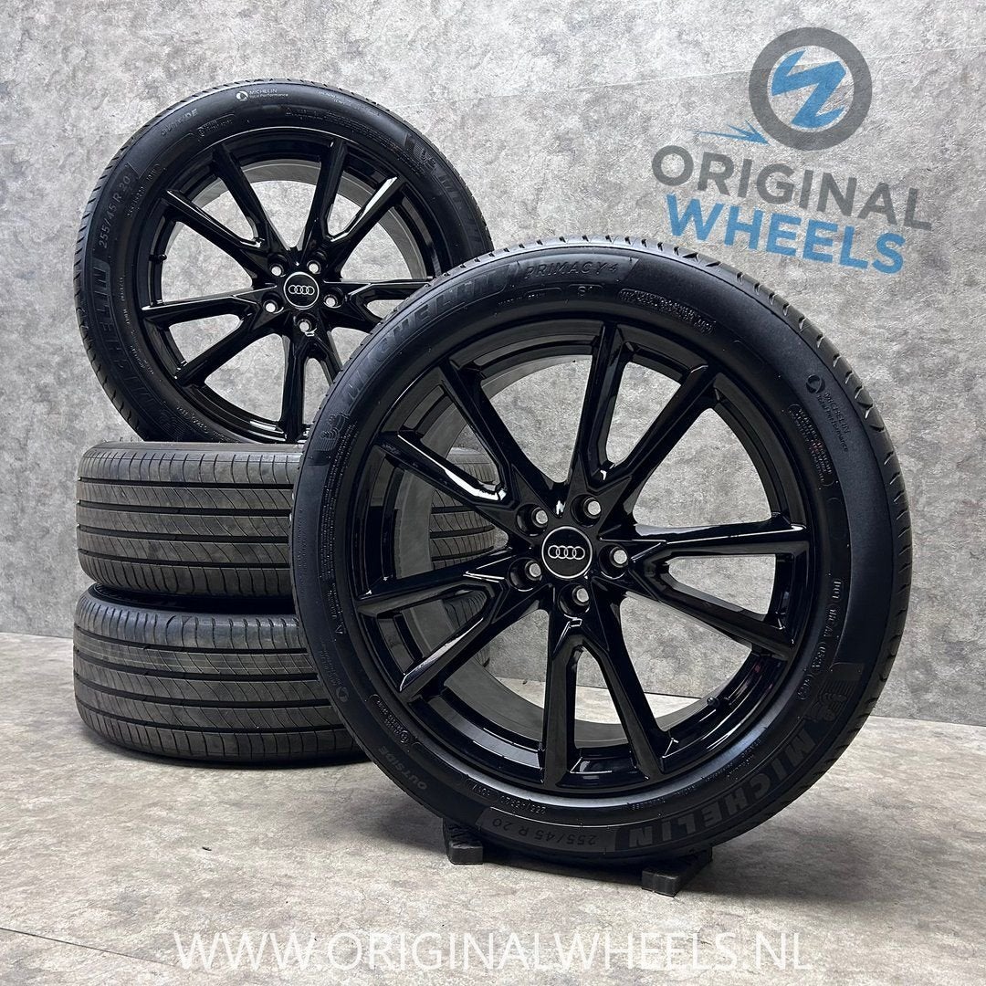 NIEUWE 20 inch originele velgen + zomerbanden Audi Q5 SQ5, Neuf, Pneus et Jantes, 255 mm, Véhicule de tourisme