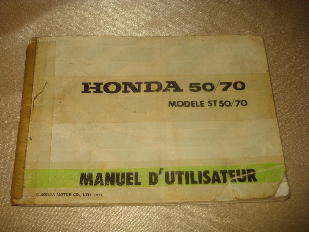 HONDA ST 50/70 Ancien Manuel de l'Utilisateur, Motoren, Handleidingen en Instructieboekjes, Ophalen of Verzenden, Honda