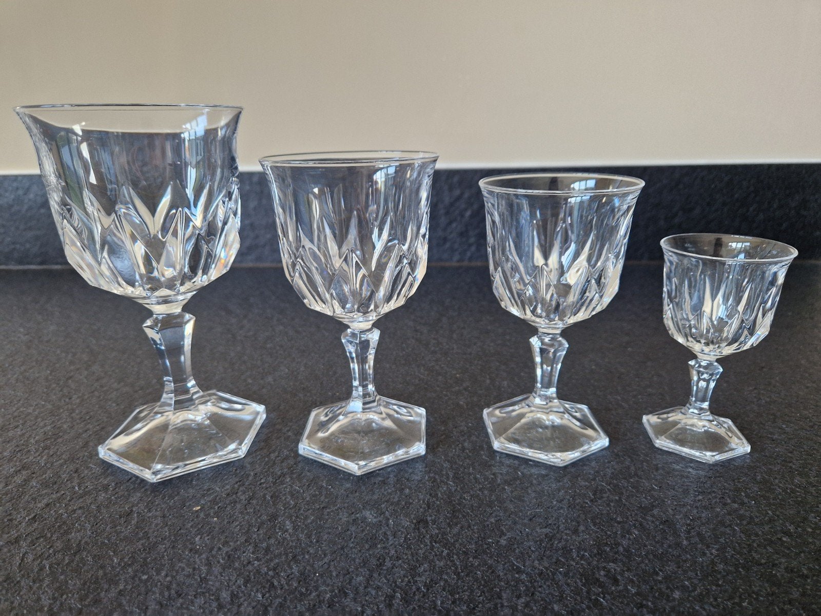 kristallen glazen, Antiek en Kunst, Ophalen