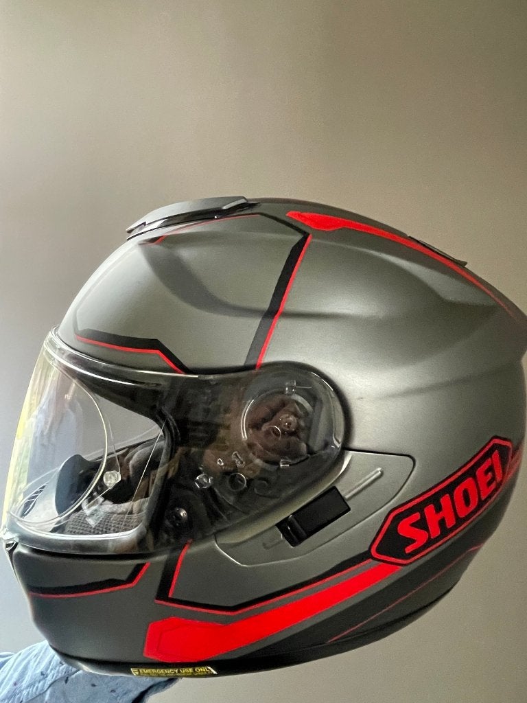 Shoei helm in goede staat!, Motoren, Ophalen, M, Heren, Integraalhelm