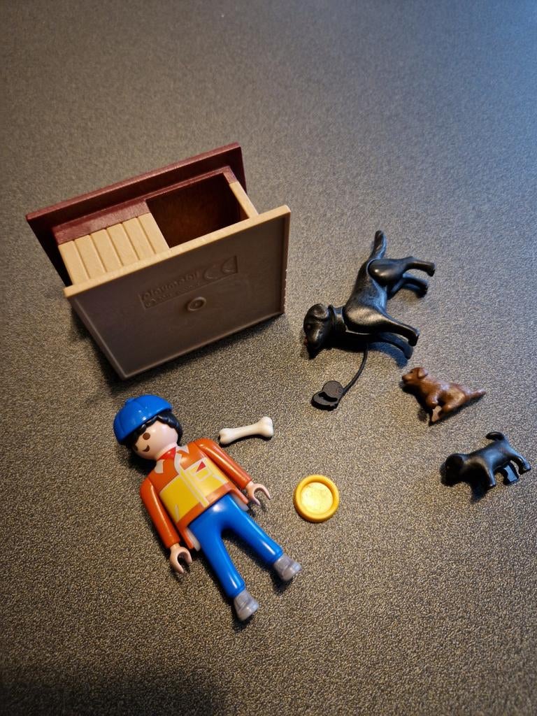 Hond met pups set 5125, Ophalen of Verzenden, Zo goed als nieuw, Complete set