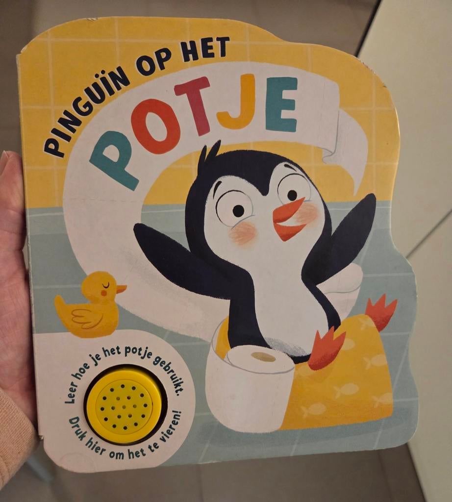 Pinguïn op het potje, Ophalen